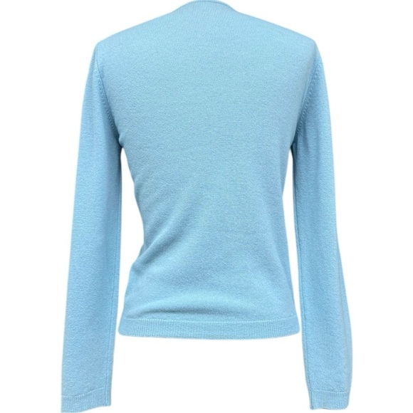 United Colors of Benetton Light Blue Sweater, Small Fit - Picture 6 of 8